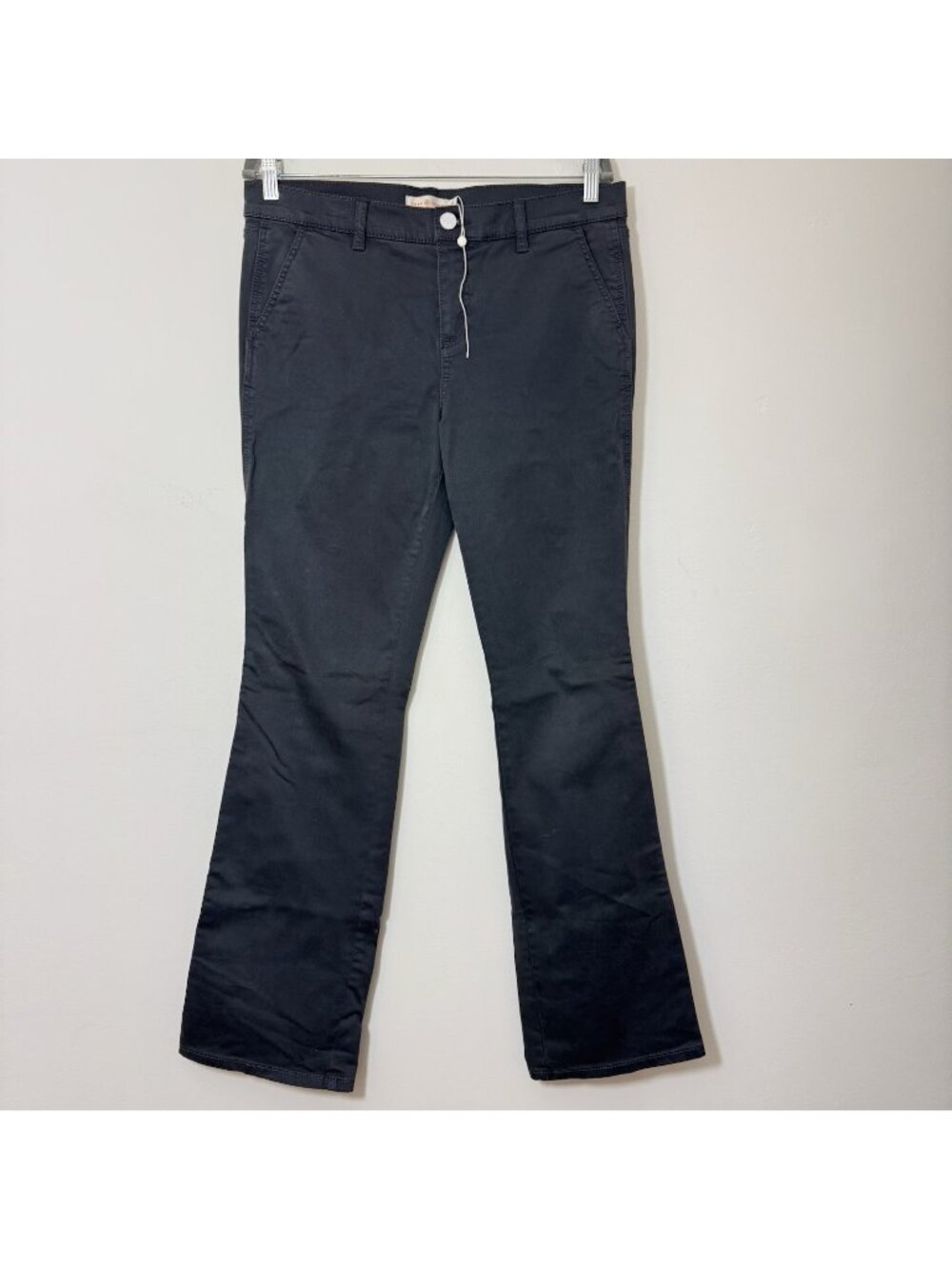 Tory Burch Bootcut Chino Pants Women's Size 31 Mid Rise Stretch Gray